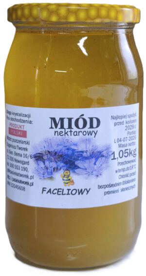Miód Nektarowy Faceliowy (Partia L 04-07-2026)