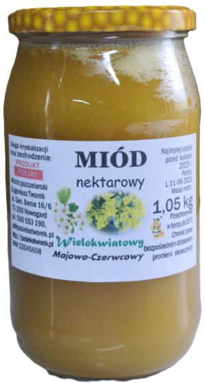 Miód Nektarowy Wielokwiatowy Majowo-Czerwcowy Partia L 11-06-2026