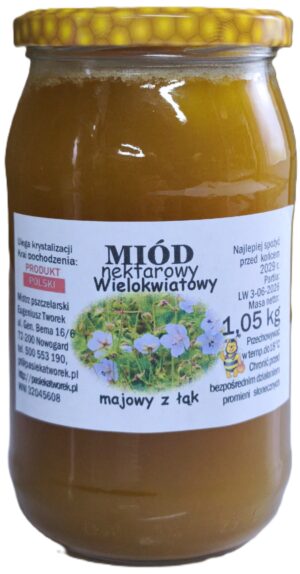 Miód Nektarowy Wielokwiatowy Majowy (Partia LW 3-06-2026)