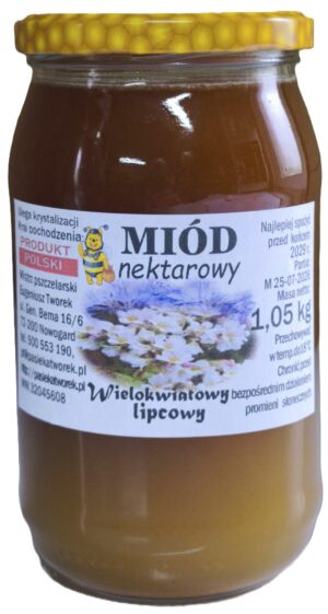 Miód Nektarowy Wielokwiatowy Lipcowy (Partia M 25-07-2026)